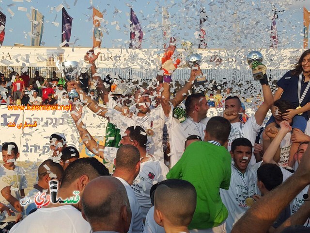 فيديو:  كفرقاسم في الصدارة ... فلفلة بطل ابطال الدوري لكرة الشواطئ 3-1 وعامر يتيم يتالق كالنجم في السماء 